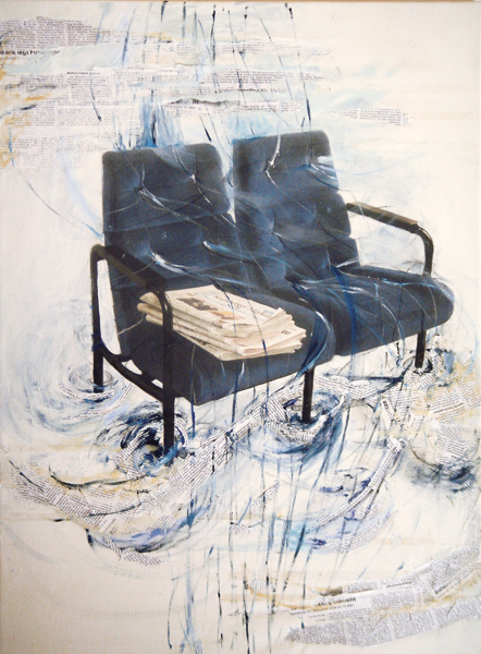 20 Sessel, 2005-Foto mit Plotter auf Leinwand +Malerei Kopie