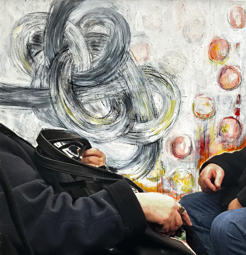 Kommubikation Passanten, SBahn 2019Kopie